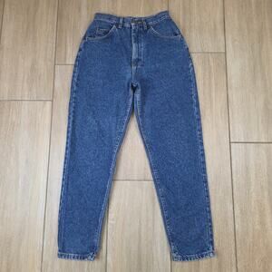 Vintage Lee Riders Jeans Womens 6 Petite High Rise Mom Tapered 100% Cotton USA